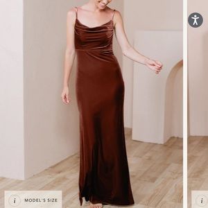 Revelry velvet dress